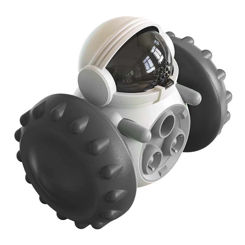Leakage Food Feeder Tumbler Ball Balance Car Dog Toy