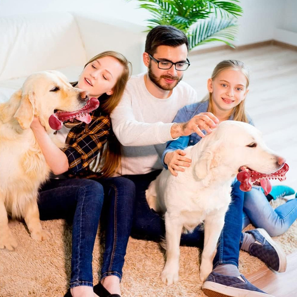 Natural Rubber Chew Toy Suitable For Aggressive Dogs - Durable And Long-Lasting