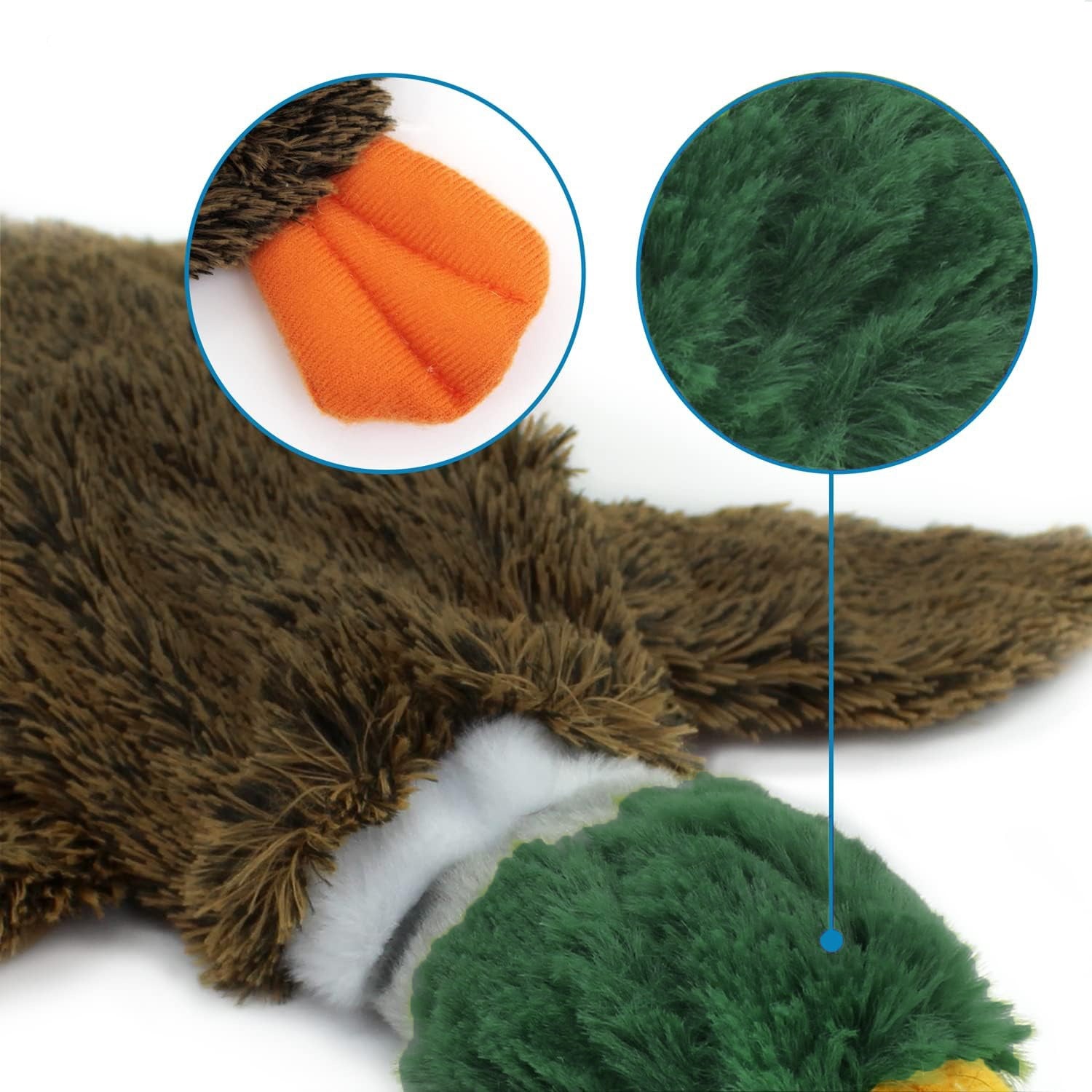 Best Pet Supplies 2-in-1 Stuffless Squeaky Dog Toys With Soft, Durable Fabric For Small, Medium, And Large Pets